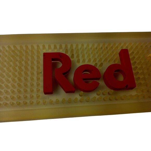 Red Bull Energy Drink Bar Rail Spill Mat Rubber Mixed Drink Barware Mancave - Picture 9 of 11